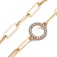 Star & Moon & Cross Brass Lariat Necklaces Sets NJEW-JN03041-7