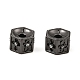 Perles de cubes zircone en laiton  KK-K346-08B-1