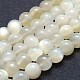 Naturelles perles pierre de lune blanc brins G-P342-02A-12mm-AB-1