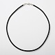 Cowhide Leather Necklace Making AJEW-JW00001-06-1