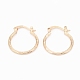 Brass Hoop Earrings EJEW-G268-02LG-1
