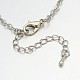Heart Stainless Steel Link Bracelets BJEW-JB01750-3