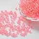 Bicone AB Color Plated Eco-Friendly Transparent Acrylic Beads TACR-A003-4mm-02-1