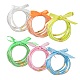 30Pcs 6 Colors PVC Plastic Bangle Sets BJEW-LS0001-03B-1