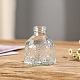 花用のミニガラス花瓶  テーブルデコレーション  透明  75x90mm PW-WG14692-06-1