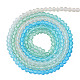 Chapelets de perles en verre transparente   GLAA-N041-009-07-1