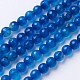 Chapelets de perles d'agate naturelle X-G-G751-03-6mm-1