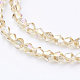Chapelets de perles en verre X-EGLA-S056-08-3