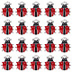 SUNNYCLUE 1 Box 30Pcs Ladybug Charms Ladybugs Charm Enamel Red Ladybird Lucky Insect Beetle Animals Alloy Charm for Jewelry Making Charms Necklace Bracelet Earrings Keychain DIY Craft Supplies Adult ENAM-SC0003-06-1