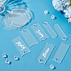 1 комплект акриловых табличек с именем DIY-GA0006-73A-4