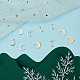 Sunnyclue 1 boîte de 120 pièces 6 styles de breloques en forme de croissant de lune en or STAS-SC0004-01-4