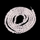 Chapelets de perles en verre transparente   GLAA-S178-08A-2