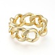 Brass Cuff Rings RJEW-K232-19G-3