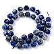 Chapelets de perles en lapis-lazuli naturel G-R482-11-8mm-2