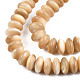 Natural Trochus Shell Beads Strands SSHEL-N034-162-3