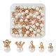 Craftdady 50 pièces 5 styles pendentifs en perles d'imitation en résine RESI-CD0001-16-1