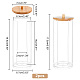 Transparent Acrylic Cotton Ball Swab Storage Canister MRMJ-WH0086-07-2