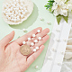 Nbeads alrededor de 94 pieza de perla de concha natural SHEL-WH0001-009B-4
