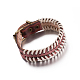 Casual Unisex Braided Leather Bracelets BJEW-BB15591-4