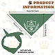Pañuelo de algodón para perros AJEW-WH0503-014-2
