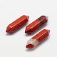 Facettierte natürliche rote Jaspisperlen G-K006-35mm-02-1