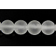 Perles de cristal de quartz brins G497-4mm-1