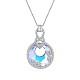 925 подвесные стерлингового серебра ожерелья SWARJ-BB33925-A-1