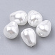 Perlas de imitación de plástico ecológicas X-MACR-T013-09-1