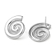 Серьги-гвоздики из латуни vortex для женщин EJEW-Z019-14P-2