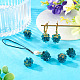 4pcs cuentas de lampwork hechas a mano&nbsp;LAMP-TA0002-24C-7
