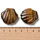 Natural Tiger Eye Carved Healing Shell Figurines G-K353-03D-3