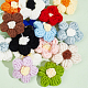 Arricraft 32 pièces 16 couleurs accessoires d'ornement de tricot en coton faits à la main DIY-AR0002-09-4