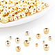 BENECREAT Brass Round Spacer Beads KK-BC0007-27-4