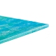 さまざまなガラスシート  大聖堂のガラスモザイクタイル  工芸用  ダークターコイズ  100.5x100.5x2.5mm GLAA-G072-07I-3