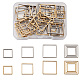 Craftdady 60Pcs 6 Style 304 Stainless Steel Linking Ring STAS-CD0001-24-2