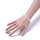 Natürliche Perle Stretch-Armbänder BJEW-JB04539-4