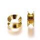 Brass European Beads KK-I060-G-2