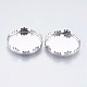 304 Stainless Steel Lace Edge Bezel Cups X-STAS-I069-39-20MM-1