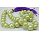 Polished Shell Pearl Round Beads Strands SP12MM645-3