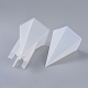Moldes de silicona y plástico de vela de aromaterapia pentagonal diy 2pcs DIY-F048-08-3