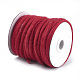 100％手作りウール糸  レッド  3~6mm  約20m /ロール OCOR-S121-01A-02-2