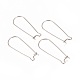304 Stainless Steel Hoop Earrings Findings Kidney Ear Wires STAS-L216-22A-P-1