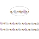 Chaînes de perles en verre manuels&nbsp;CHS-P016-45G-05-2