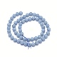 Chapelets de perles en angélite naturelle G-O171-08-6mm-2