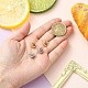 4 шт. 2 цвета латунные подвески с микропаве и кубическим цирконием KK-YW0002-76-5