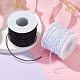 2 Rolls 2 Colors Round Polyester Elastic Cord EC-YWC001-04-5