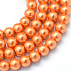 Chapelets de perles rondes en verre peint X-HY-Q330-8mm-36-1