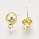 Accessoires de clous d'oreilles en alliage PALLOY-S121-254A-1