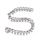 201 Stainless Steel Cuban Link Chains CHS-G017-12P-2