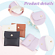 PandaHall Elite 4Pcs 4 Colors PU Imitation Leather Jewelry Storage Bags ABAG-PH0001-34-4